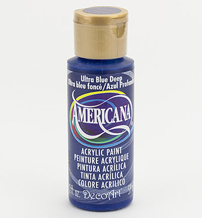 DecoArt Americana Acrylics – Ultra Blue Deep 59ml