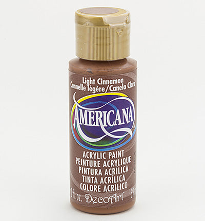 DecoArt Americana Acrylics – Light Cinnamon 59ml
