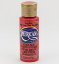 DecoArt Americana Acrylics – True Red 59ml