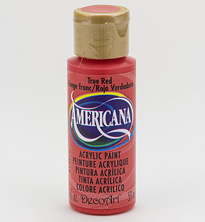 DecoArt Americana Acrylics – True Red 59ml
