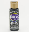 DecoArt Americana Acrylics – Black Green 59ml