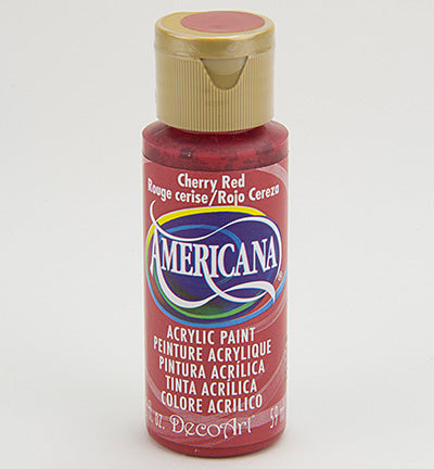 DecoArt Americana Acrylics – Cherry Red 59ml