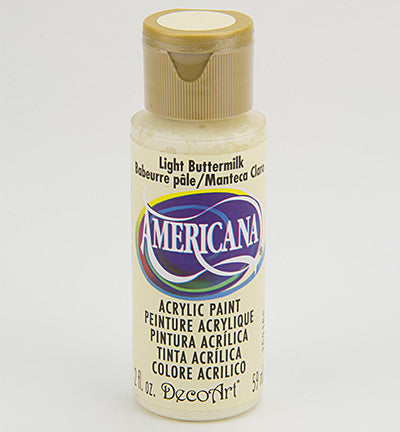 DecoArt Americana Acrylics – Light Buttermilk 59ml