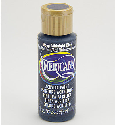 DecoArt Americana Acrylics – Deep Midnight Blue 59ml