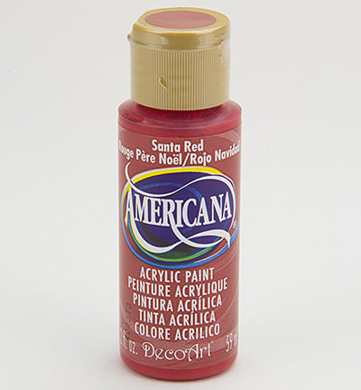 DecoArt Americana Acrylics – Santa Red 59ml
