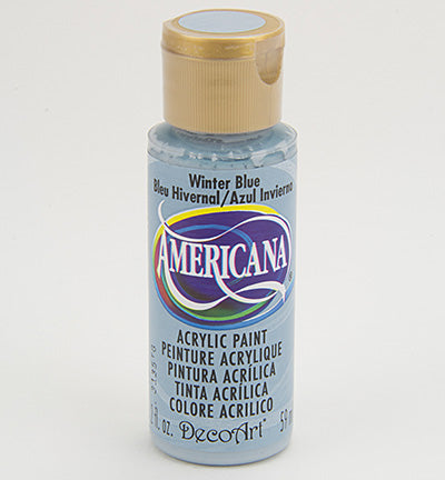 DecoArt Americana Acrylics – Winter Blue 59ml