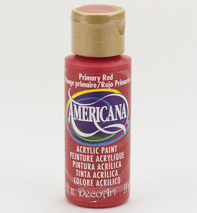 DecoArt Americana Acrylics – Primary Red 59ml
