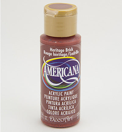 DecoArt Americana Acrylics – Heritage Brick 59ml