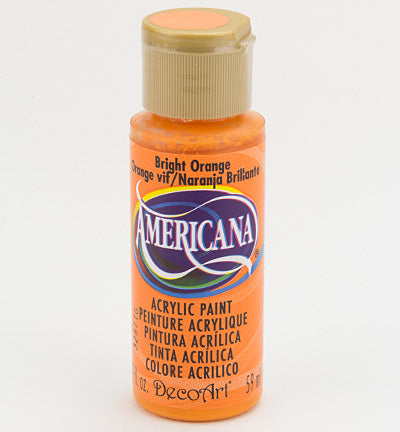 DecoArt Americana Acrylics – Bright Orange 59ml