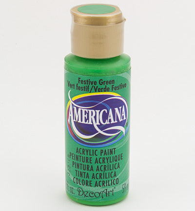 DecoArt Americana Acrylics – Festive Green 59ml