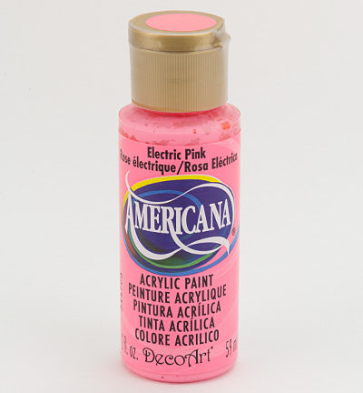DecoArt Americana Acrylics – Electric Pink 59ml