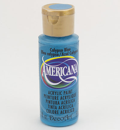 DecoArt Americana Acrylics – Calypso Blue 59ml