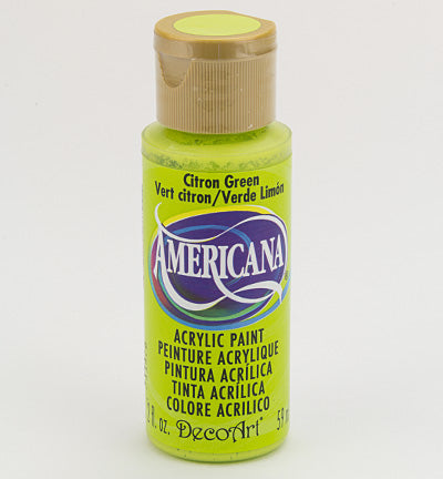 DecoArt Americana Acrylics – Citron Green 59ml