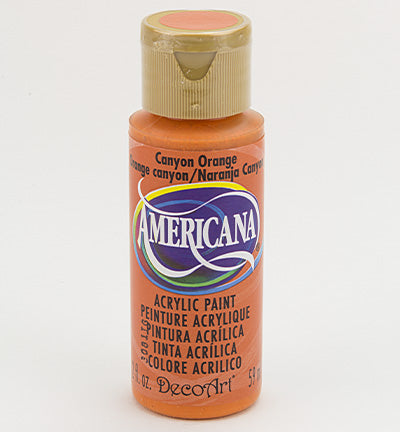 DecoArt Americana Acrylics – Canyon Orange 59ml