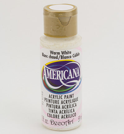 DecoArt Americana Acrylics – Warm White 59ml