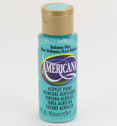 DecoArt Americana Acrylics – Bahama Blue 59ml