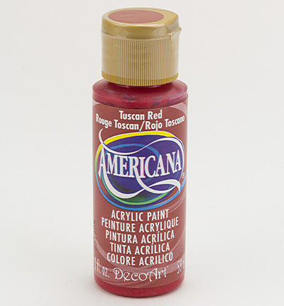 DecoArt Americana Acrylics – Tuscan Red 59ml