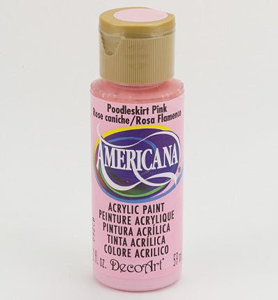 DecoArt Americana Acrylics – Poodleskirt Pink 59ml