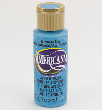 DecoArt Americana Acrylics – Turquoise Blue 59ml