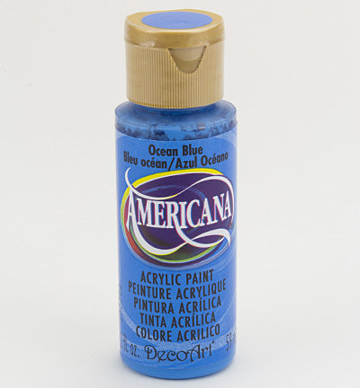 DecoArt Americana Acrylics – Ocean Blue 59ml