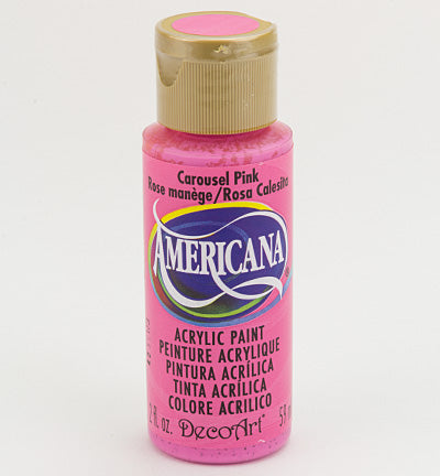 DecoArt Americana Acrylics – Carousel Pink 59ml