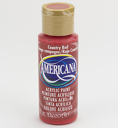 DecoArt Americana Acrylics – Country Red 59ml