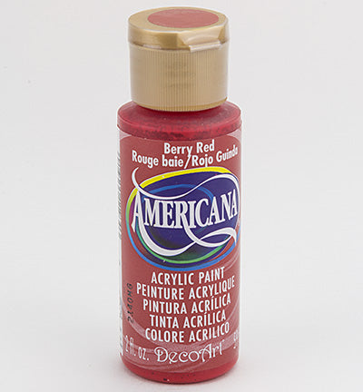 DecoArt Americana Acrylics – Berry Red (transparent) 59ml