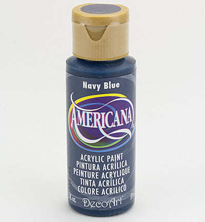 DecoArt Americana Acrylics – Navy Blue (transparent) 59ml