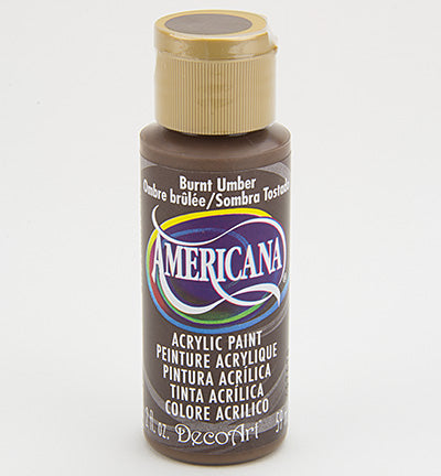DecoArt Americana Acrylics – Burnt Umber 59ml