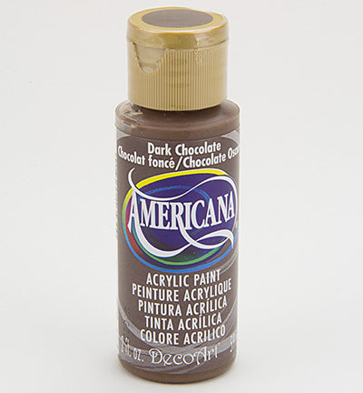 DecoArt Americana Acrylics – Dark Chocolate 59ml