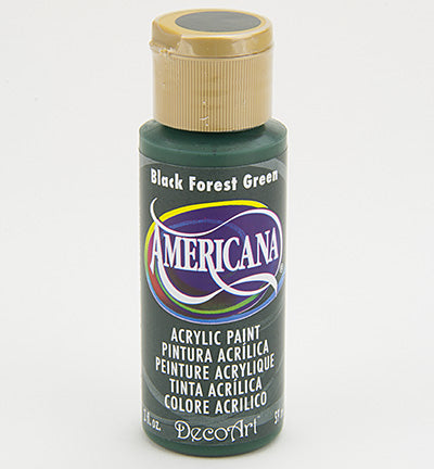 DecoArt Americana Acrylics – Black Forest Green 59ml
