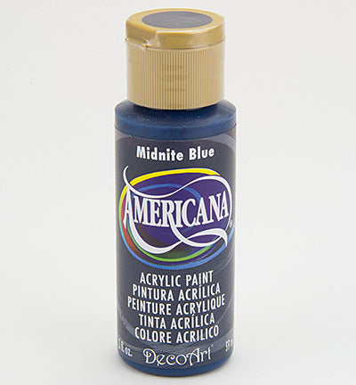 DecoArt Americana Acrylics – Midnite Blue (transparent) 59ml