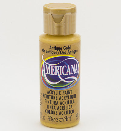 DecoArt Americana Acrylics – Antique Gold 59ml