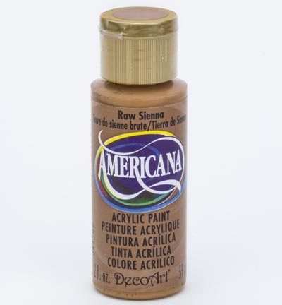 DecoArt Americana Acrylics – Raw Sienna 59ml