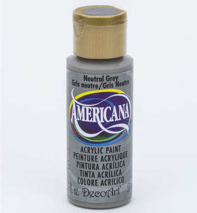 DecoArt Americana Acrylics – Neutral Grey 59ml