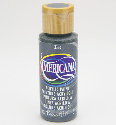DecoArt Americana Acrylics – Zinc 59ml