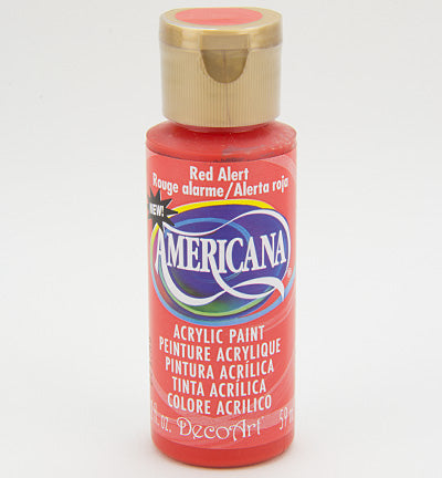 DecoArt Americana Acrylics – Red Alert 59ml