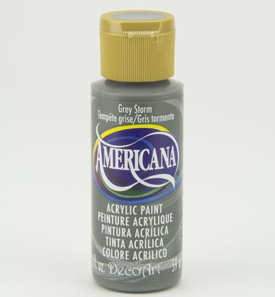 DecoArt Americana Acrylics – Grey Storm 59ml
