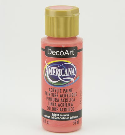 DecoArt Americana Acrylics – Bright Salmon 59ml