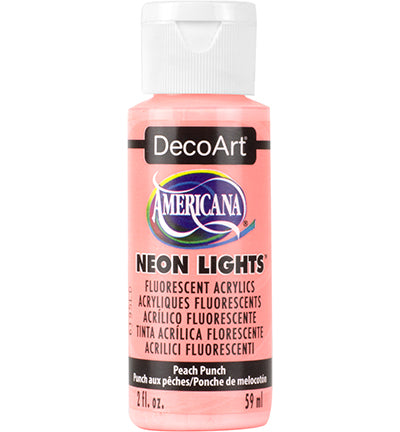 DecoArt Americana Acrylics – Neon Lights Peach Punch