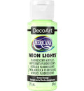 DecoArt Americana Acrylics – Neon Lights Green Energy