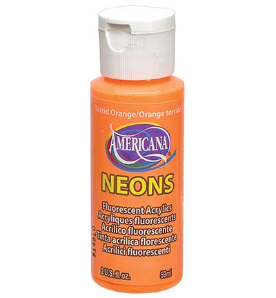 DecoArt Americana Acrylics – Neon Torrid Orange