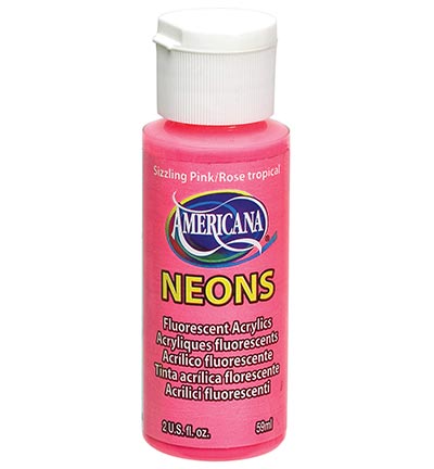 DecoArt Americana Acrylics – Neon Sizzling Pink