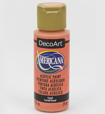 DecoArt Americana Acrylics – Coral 59ml