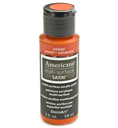 Americana Multi-surface Acrylics Poppy