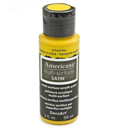 Americana Multi-surface Acrylics School Bus