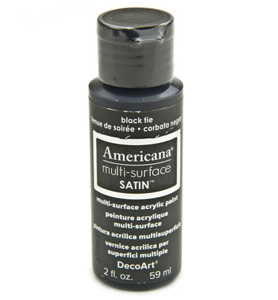 Americana Multi-surface Acrylics Black Tie