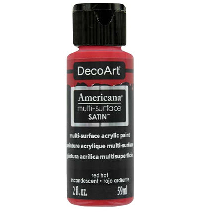 Americana Multi-surface Acrylics Red Hot