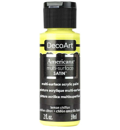 Americana Multi-surface Acrylics Lemon Chiffon