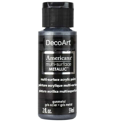 Americana Multi-surface Acrylics Metallics Gunmetal